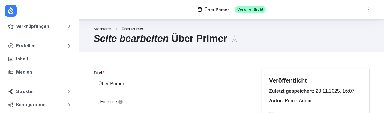 Content EditFormHeader