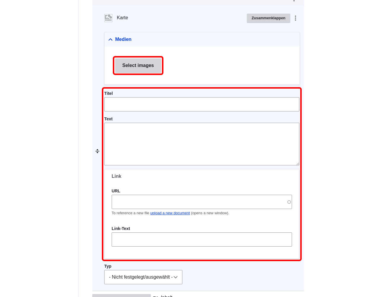 CreateParagraph Card Fill