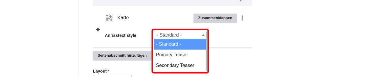 CreateParagraph Card TeaserStyle