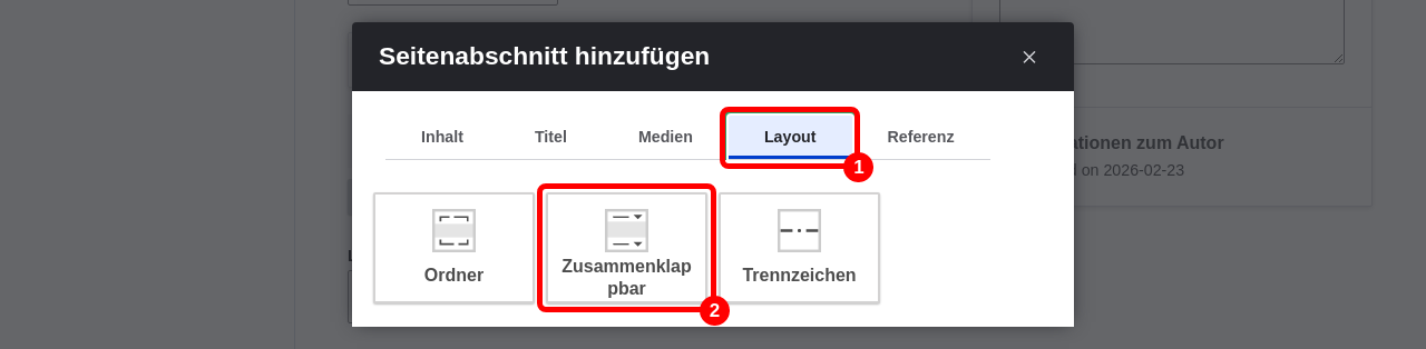 CreateParagraph Collapsible