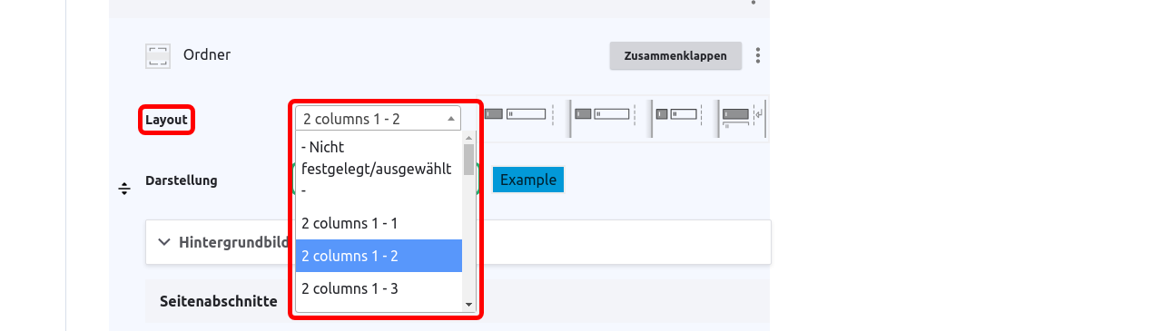 CreateParagraph Container Layout