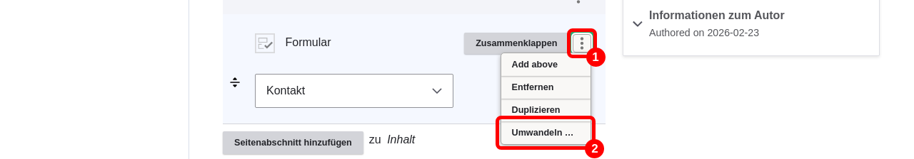 CreateParagraph Form Convert