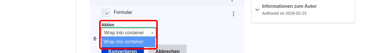 CreateParagraph Form ConvertTo