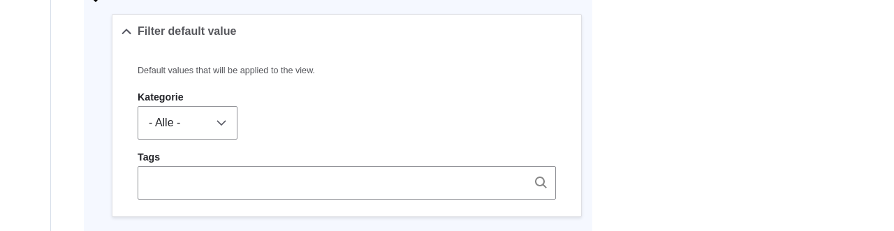 CreateParagraph ListArticle FilterDefault