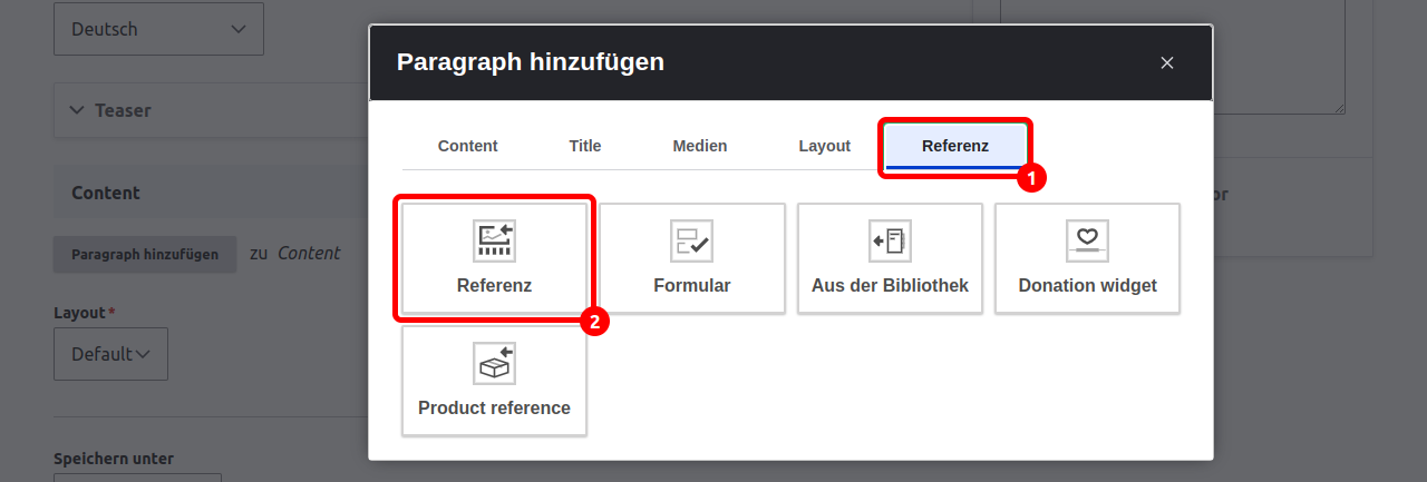 CreateParagraph NewParagraphReference