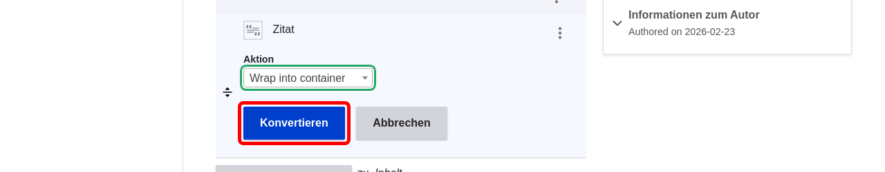 CreateParagraph Quote SubmitConvert