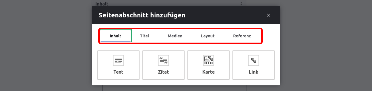CreateParagraph Tabs