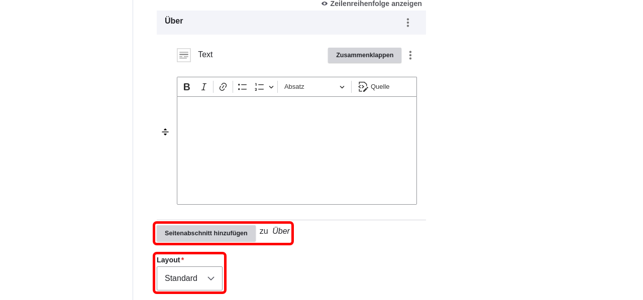 CreateProfile AddParagraph highlighted