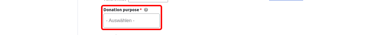Donation Widget Purpose