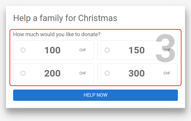 DonationWidget Highlights case3