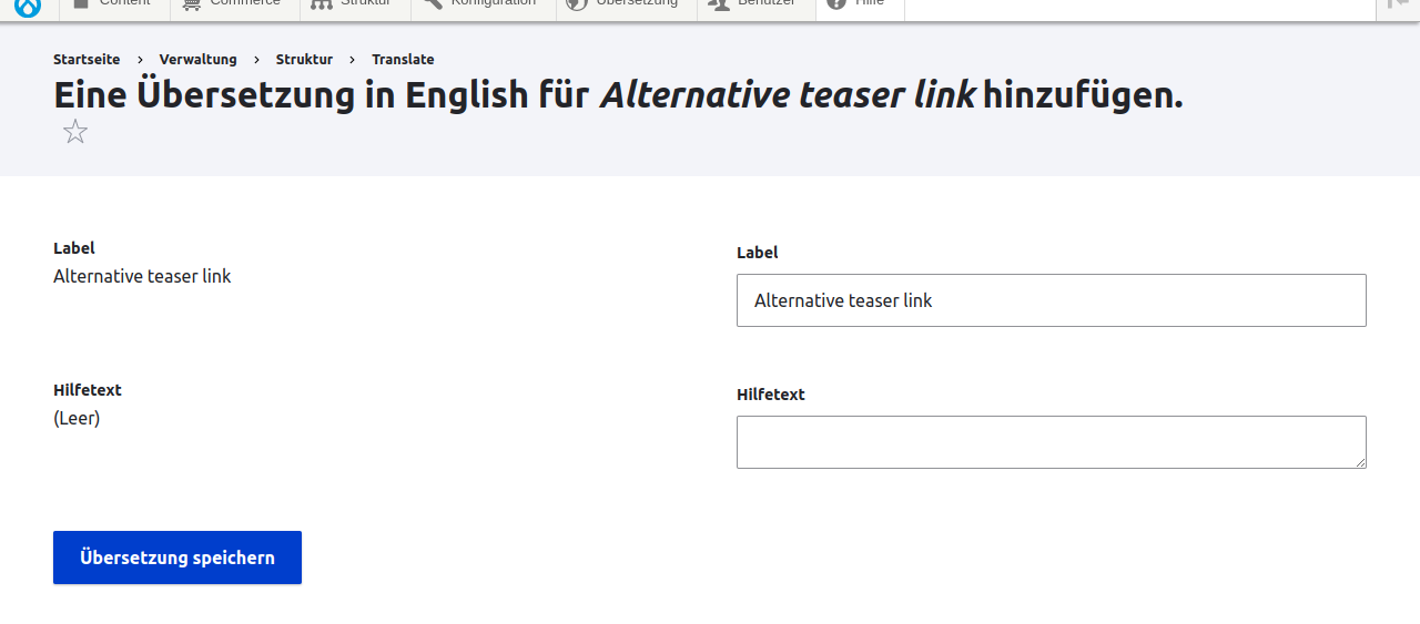 FieldsHelpTranslation FieldTranslationForm