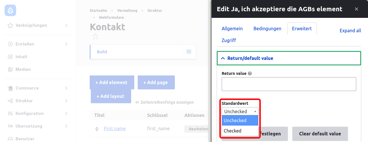 Forms CheckboxDefault Highlighted