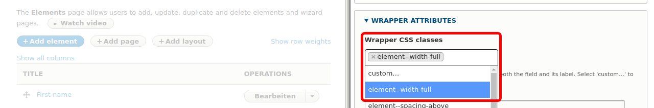 Forms ElementCSSWidth