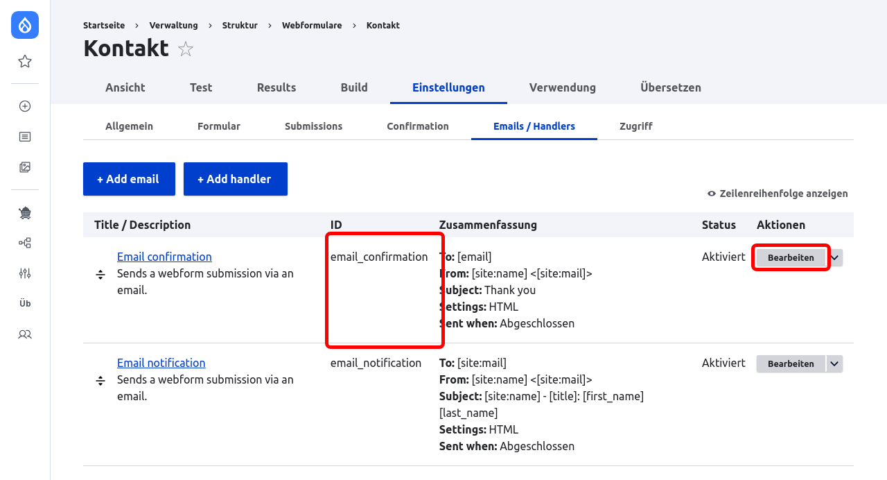 Forms EmailConfirmationEdit Highlighted