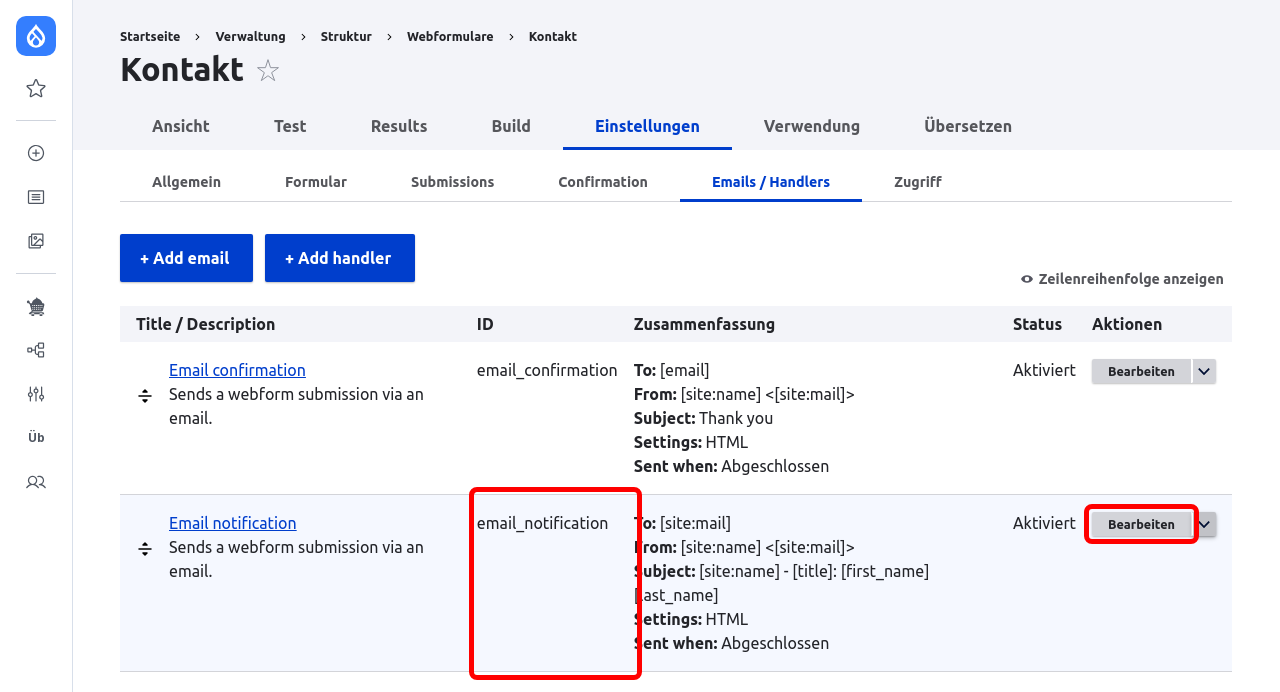 Forms EmailNotificationEdit Highlighted