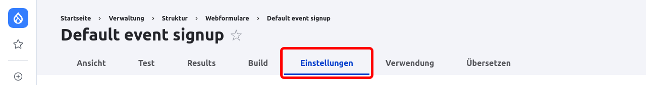 Forms EventSettingsTab