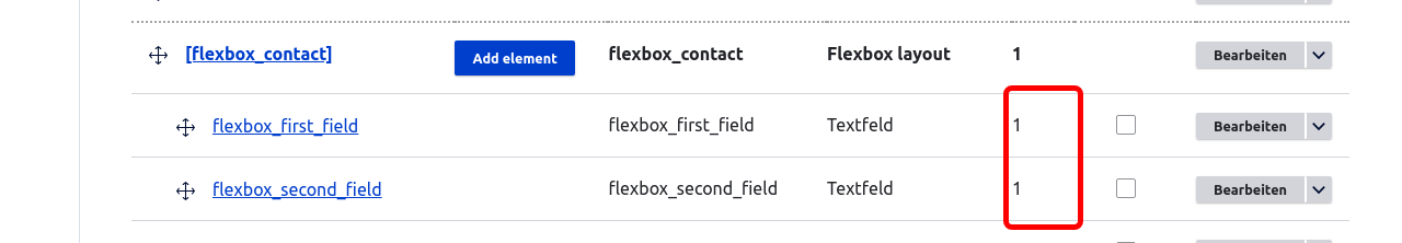 Forms FlexValues