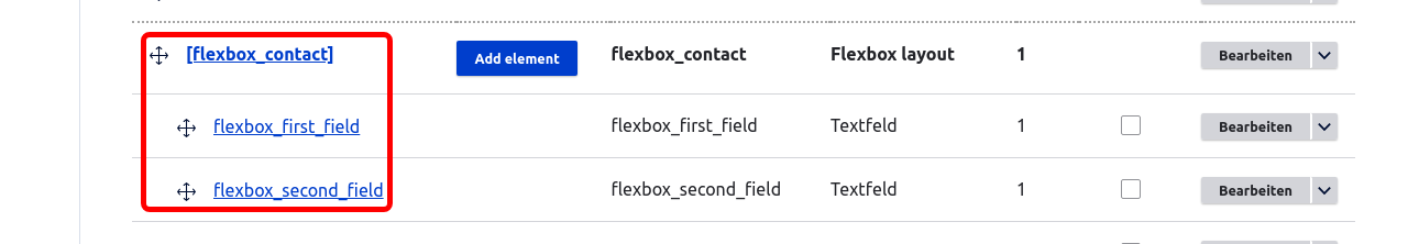 Forms FlexboxWithContent