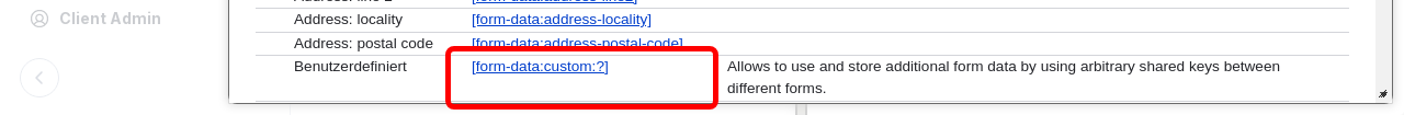 Forms FormDataCustom