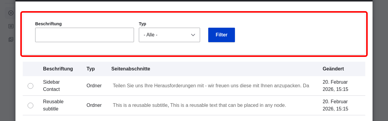 FromLibrary Filters