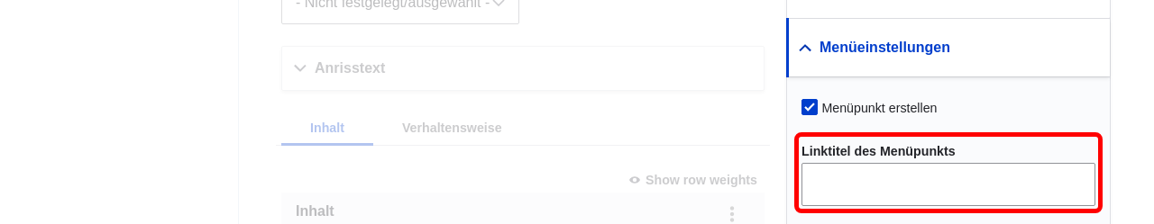 MenuItem Title