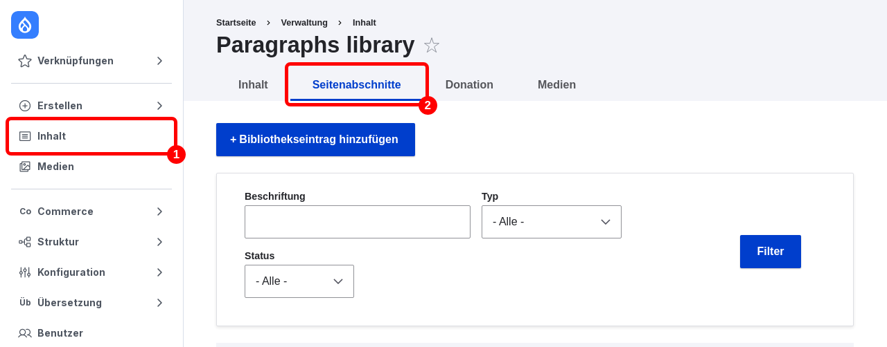 ParagraphLibrary GoTo