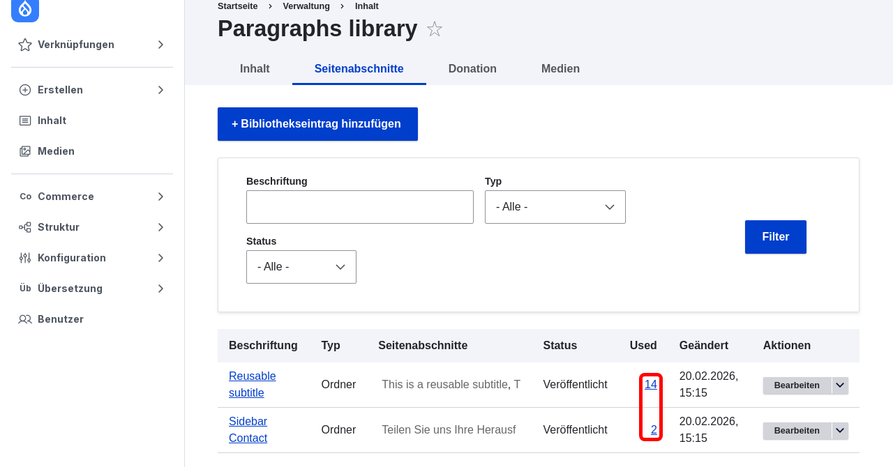 ParagraphLibrary UsageAll