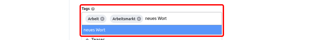 Tags NewTag