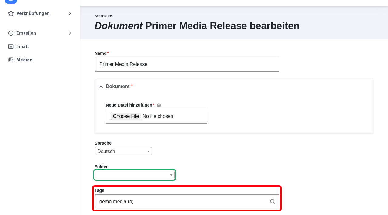 UpdateDoc Tags