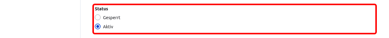 User Status