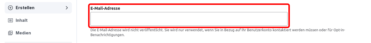 UserNew Email