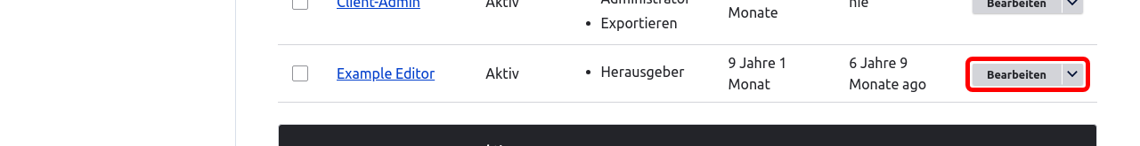 UserOverview Edit