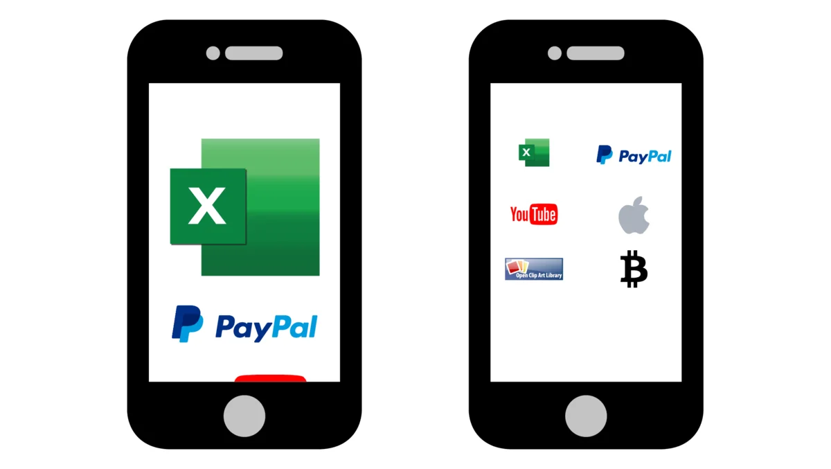 Logo Layout auf dem Handy